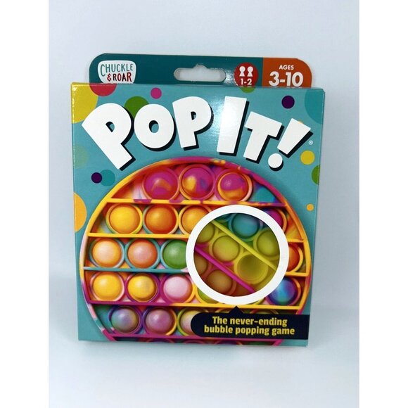 Chuckle & Roar Pop It! Fidget‎ and Sensory Game - Tie Dye NEW - Picture 1 of 4